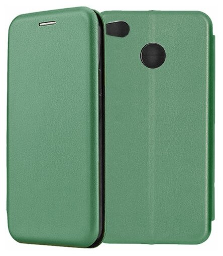 Чехол-книжка Fashion Case для Xiaomi Redmi 4X зеленый