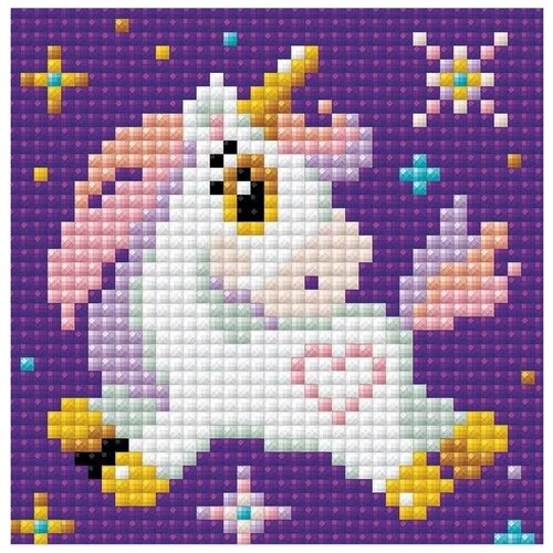 фото Единорожка набор для выкладывания стразами риолис