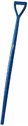Черенок экстрапрочный пластиковый морозостойкий для снеговых лопат, с рукояткой, длина -1160 мм, цвет синий. Зубр 39438