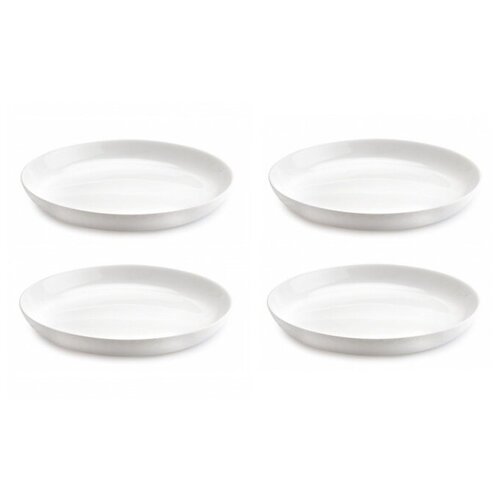 фото Набор тарелок, тарелка обеденная шэлз luminarc, 4 штуки, диаметр 25см
