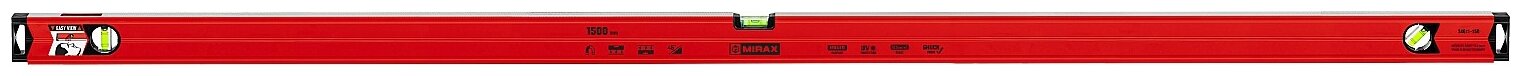 MIRAX 1500 мм магнитный строительный уровень 34611-150 - фотография № 1