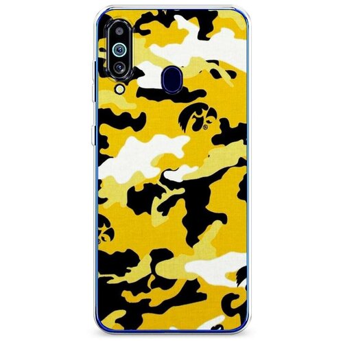 фото Силиконовый чехол "жетлый камуфляж" на samsung galaxy m40 / самсунг гэлакси м40 case place