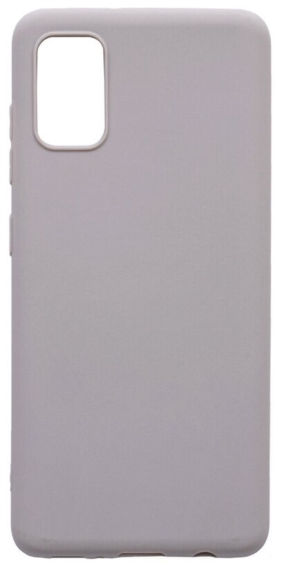Чехол - накладка Soft Sense для Samsung Galaxy A41 серый