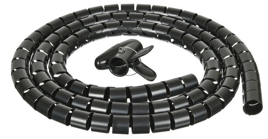 Кабельный органайзер Buro BHP CG252B Spiral Hose 25x2000mm Black