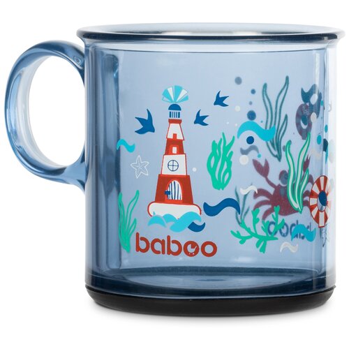 Чашка baboo Marine с антискользящим дном 8-141, синий