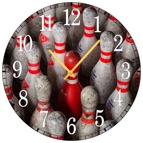 фото Svs настенные часы svs 4001701 кегли