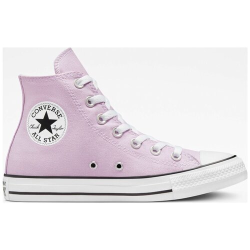 фото Кеды converse chuck taylor all star, демисезон/лето, повседневные, высокие, размер 36, фиолетовый