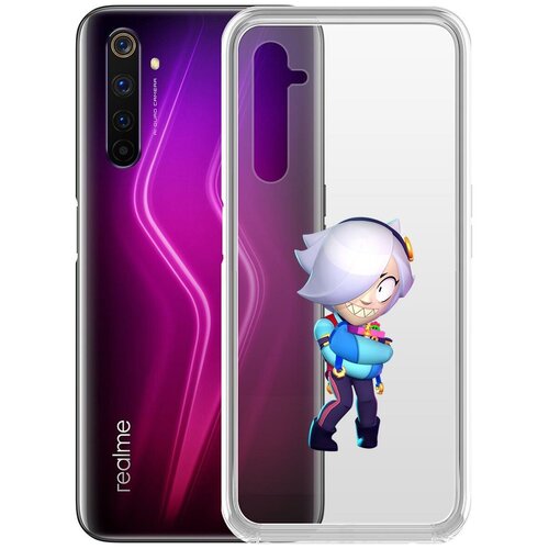 фото Чехол-накладка clear case brawl stars-колетт для realme 6 pro krutoff group