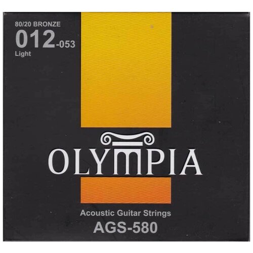 Струны для акустической гитары Olympia AGS580 Light 12-53