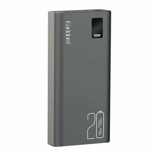 Аккумулятор внешний Earldom ET-PD22 20000mAh цвет чёрный 230800₽