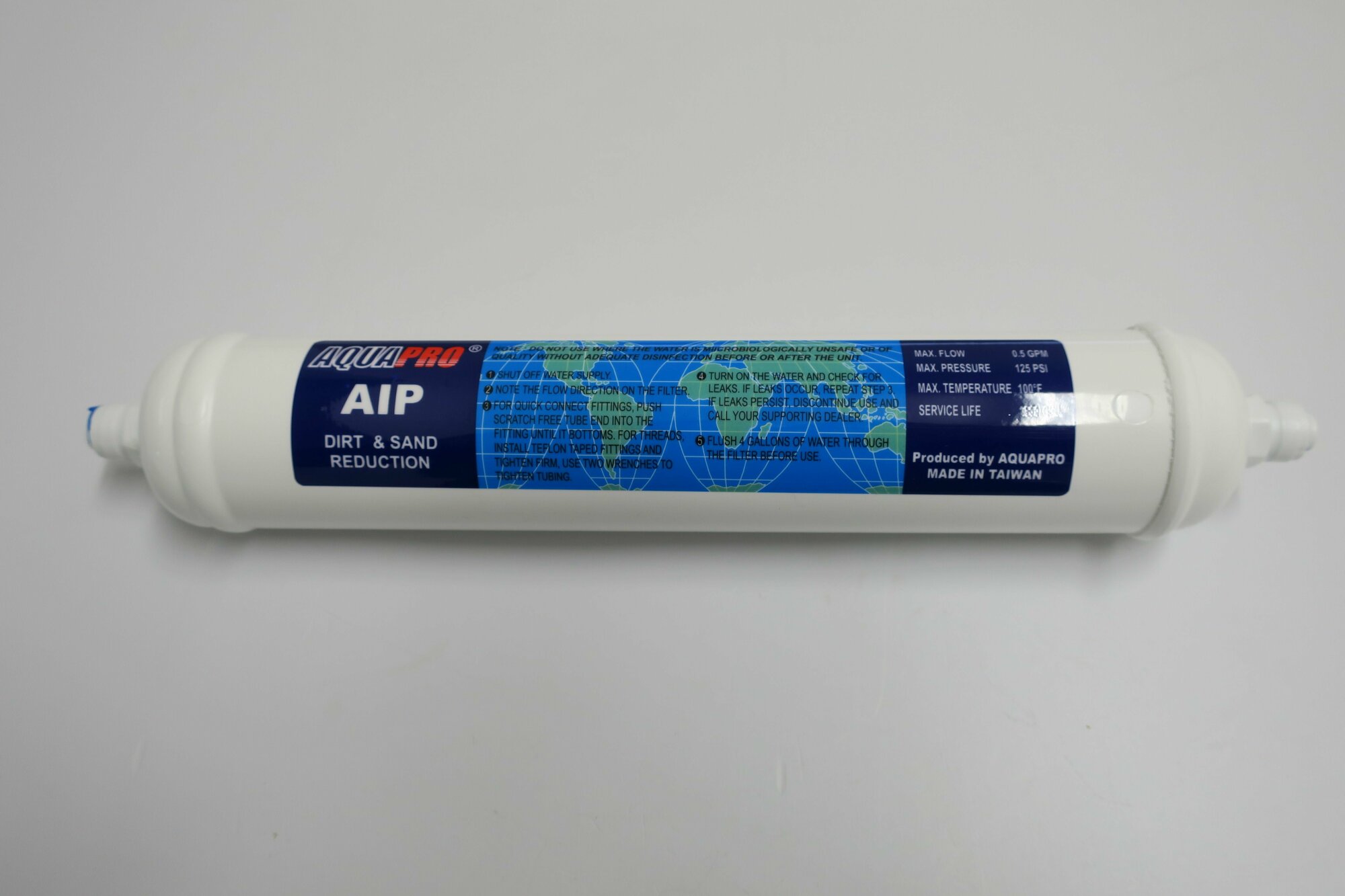 фото Предфильтр для Гейзер Престиж 2 с фитингами для подключения (ресурс 6800 литров - 1 год)