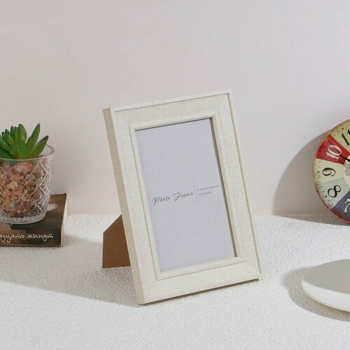 Фоторамка серая 10х15 см полистирол 486₽