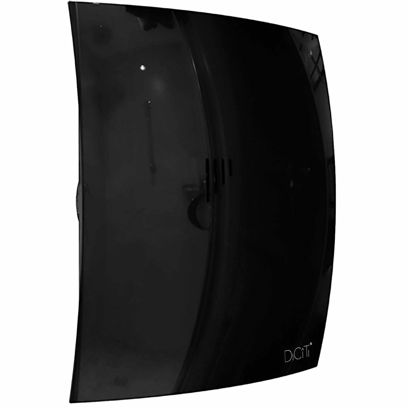 фото Вентилятор DICITI BREEZE D100 накладной, 90 м3/ч, 25дБ, обр. клапан, Obsidian, BREEZE 4C Obsidian