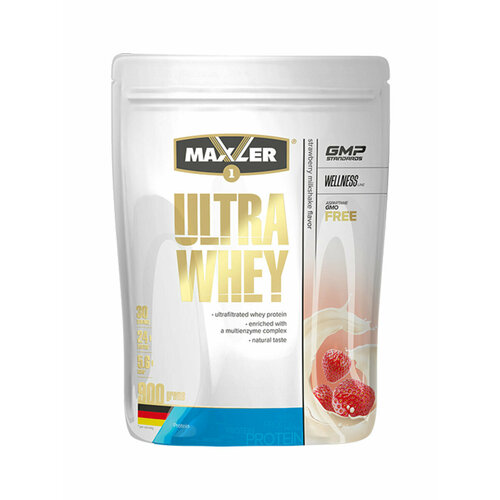 Протеин Maxler Ultra Whey Strawberry, 900 г