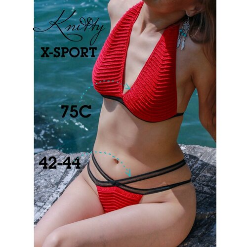 Купальник X-sport red, размер 42/46, красный