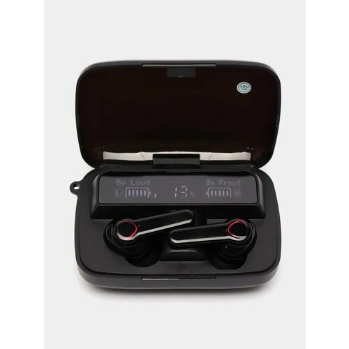 Беспроводные наушники Bluetooth M19 с кейсом повербанк 357₽