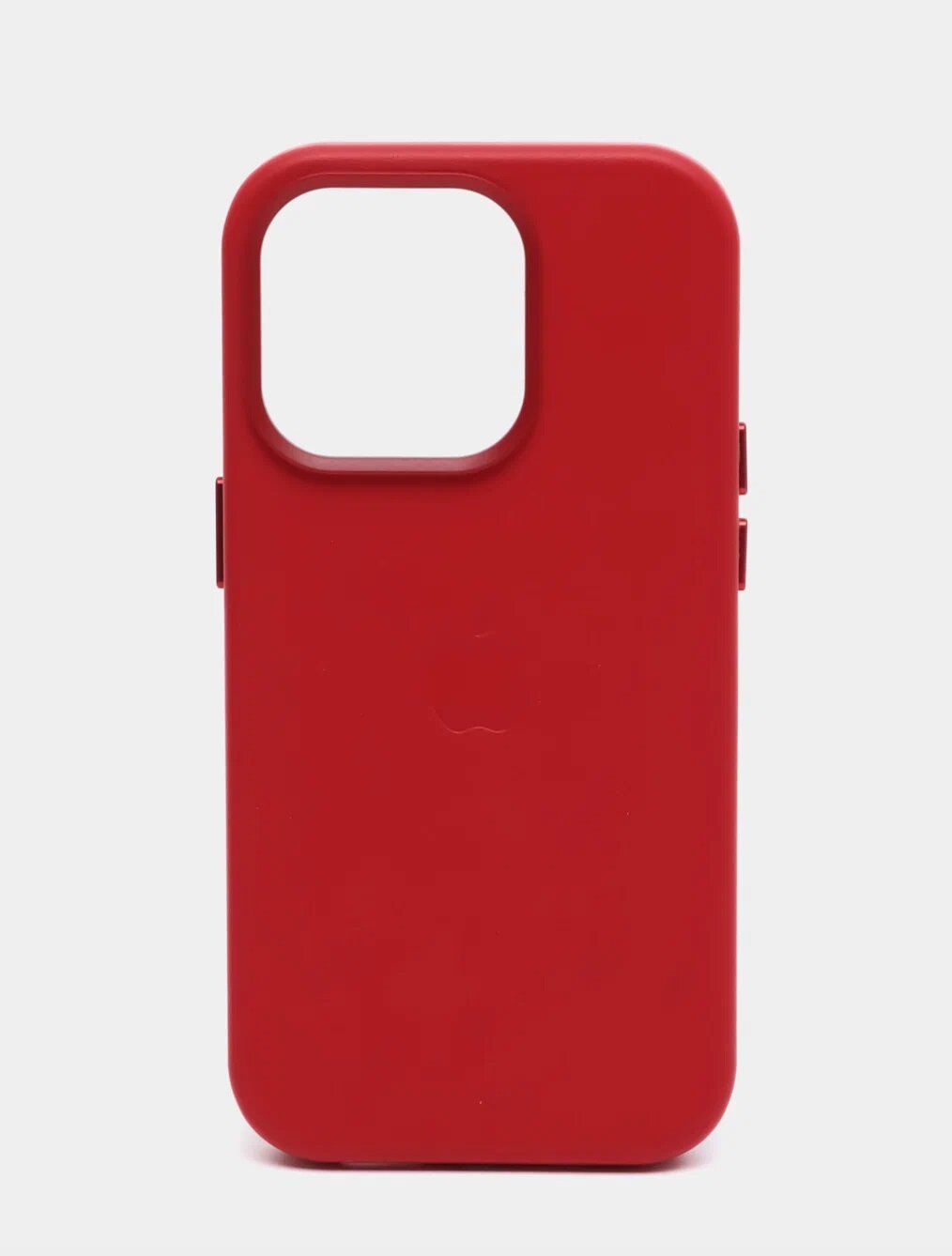 фото Кожаный чехол Leather Case для iPhone 15 Pro , голубой