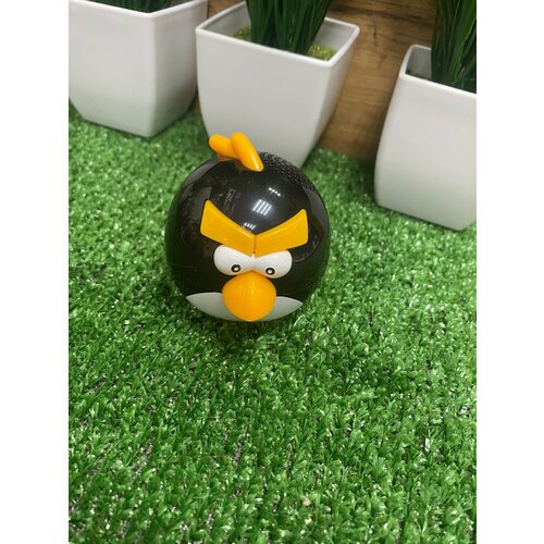 Портативная колонка Angry Berds поддержка MicroSD FM-радио черная 79900₽