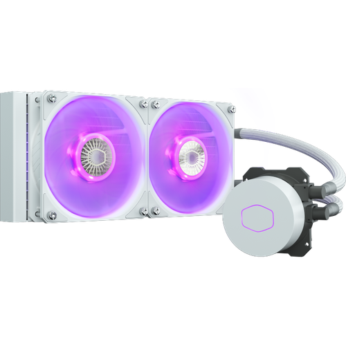 cooler master masterliquid ml240l v2 rgb white edition Водяное охлаждение Cooler master ML240L V2 RGB White Edition MLW-D24M-A18PC-RW