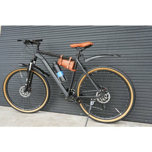 Взрослый горный велосипед RICHIESTO 275 с алюминиевой рамой 20 черно-коричневый модель 2024 26100₽