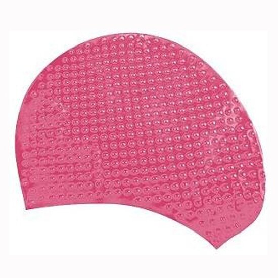 Шапочка для плавания Atemi , силикон (бабл), розовая, BS65