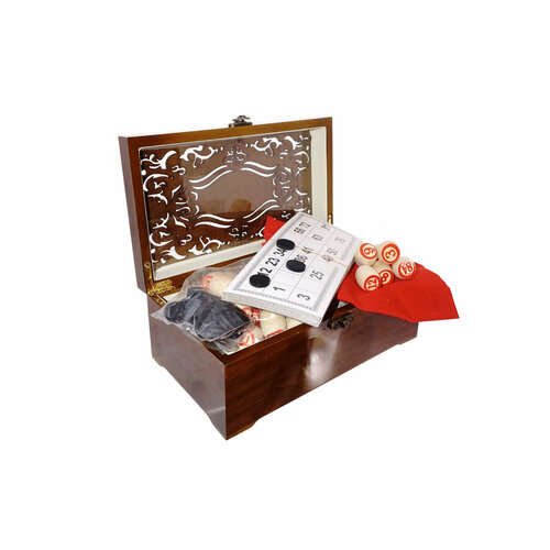 Игра Русское лото Remecoclub настольная в сундучке 3655₽