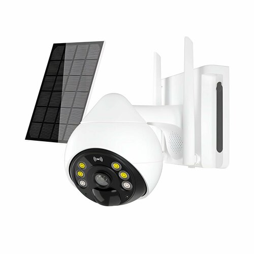 4g камера c солнечной панелью carcam 2mp solar outdoor ptz camera v380p5pro 4g Уличная поворотная беспроводная 4G IP-камера 3MP Link K69-2MP Solar (4G) (Q23430BG6) с двойной солнечной батареей 8Вт и большим аккумулятором, с зап