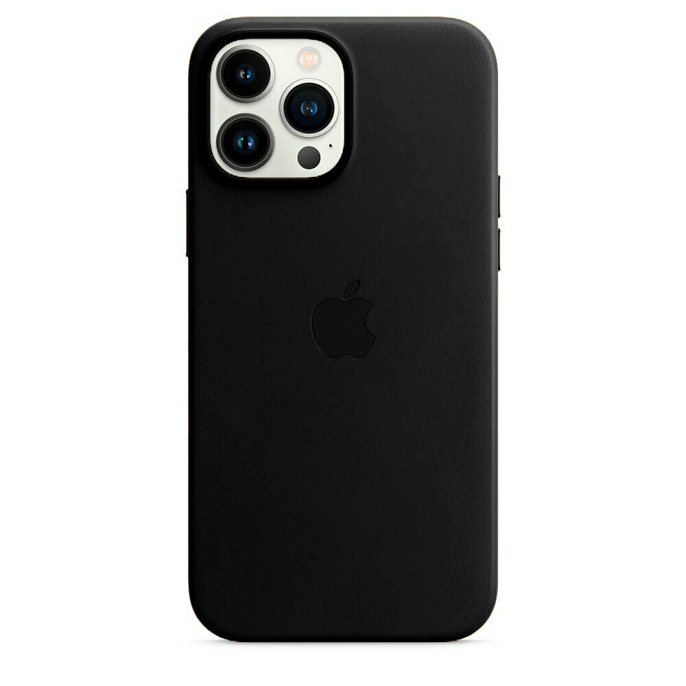 Чехол защитный / кожаный / c MagSafe для iPhone 12 / 12 Pro, Черный