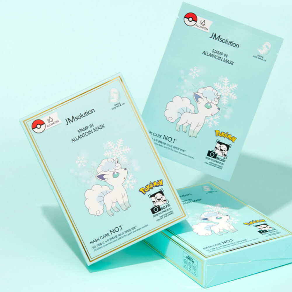 Тканевая маска с алантоином JMSolution STAMP IN ALLANTOIN MASK POKEMON 1шт.