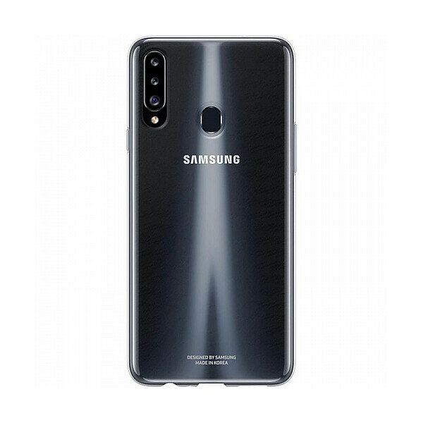 Чехол (клип-кейс) SAMSUNG Clear Cover, для Samsung Galaxy A20s, прозрачный [ef-qa207ttegru] - фото №10