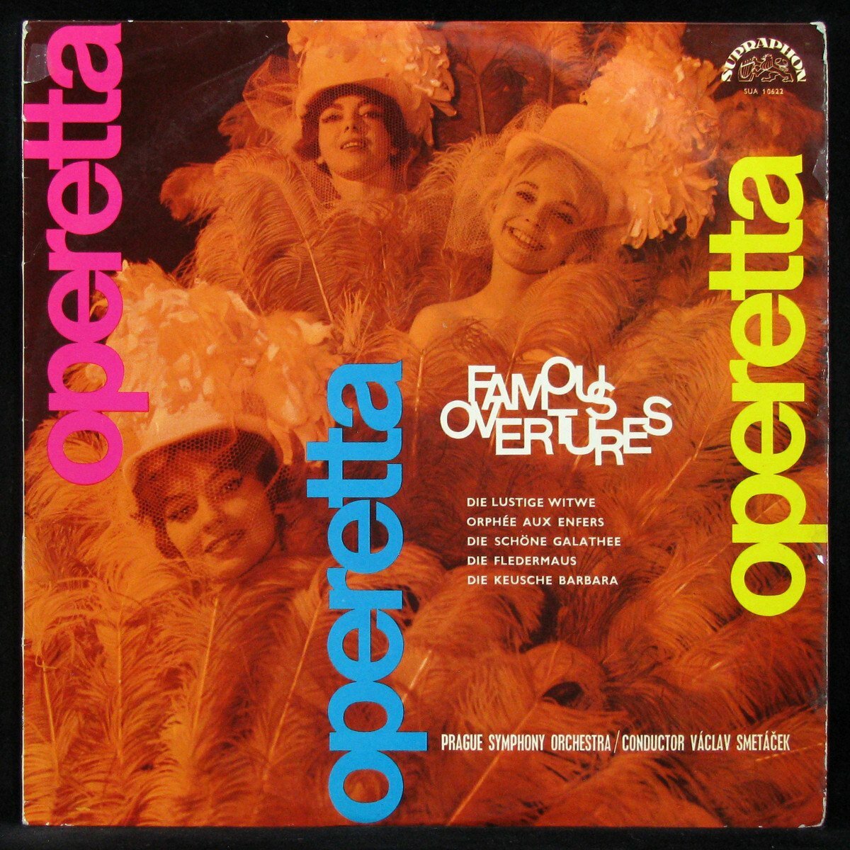 Виниловая пластинка Supraphon Vaclav Smetacek – Famous Operettas Overtures