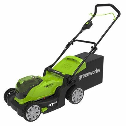 фото Газонокосилка электрическая greenworks G24X2LM41