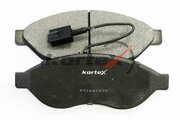 KORTEX KT1681STD Колодки торм. CITROENPEUGEOTFIAT JUMPERBOXERDUCATO 06- перед. к-т KT1681STD