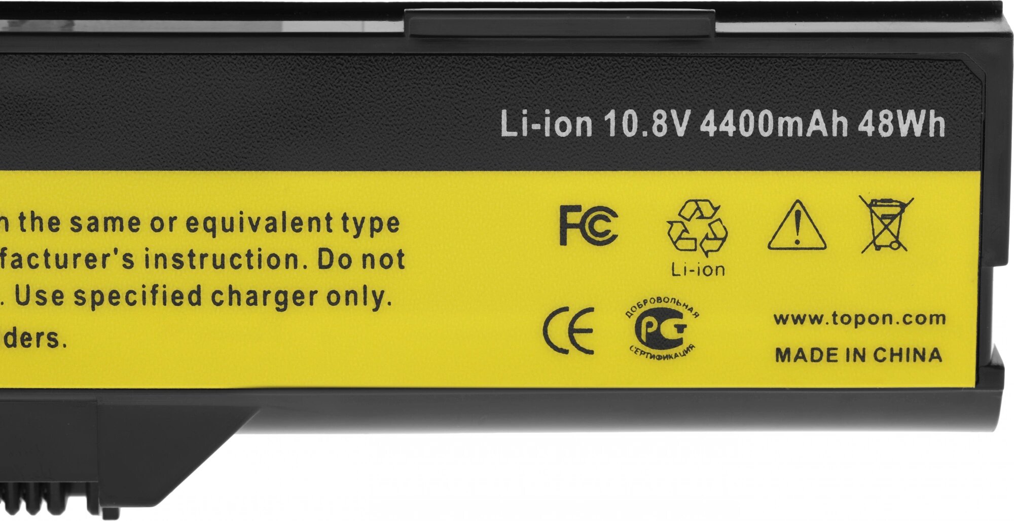 Аккумулятор TopON TOP-LG400 для LENOVO 3000 G400, 3000 G410 Series - 10.8V 4400mAh - фото №6