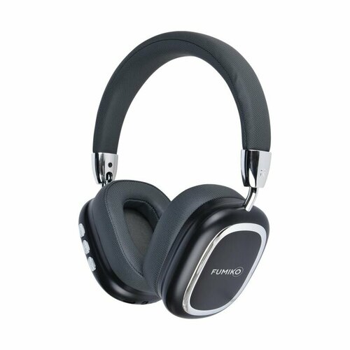 Полноразмерные беспроводные наушники Fumiko Fusion 4чBluetoothAUX черные 1690₽