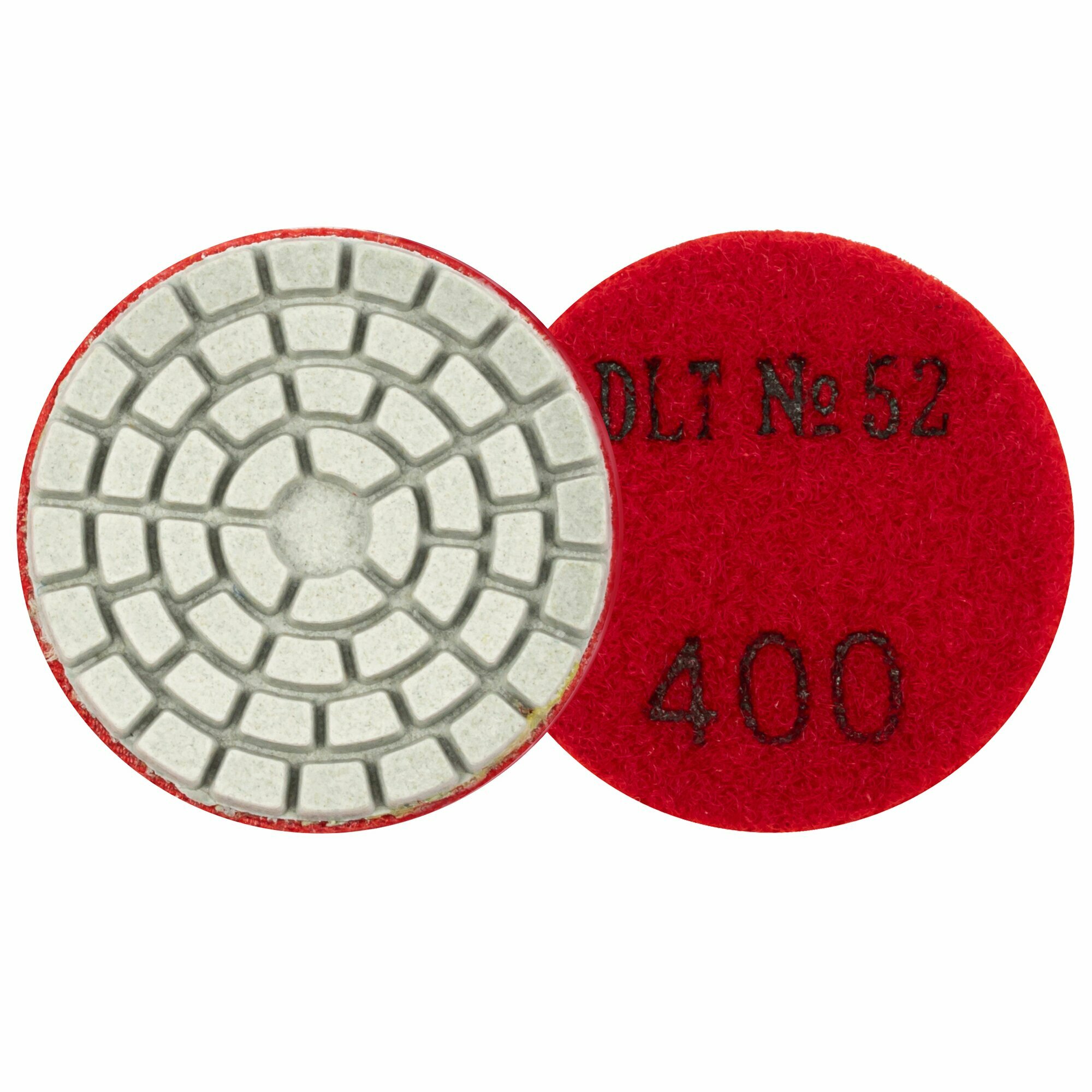 фото Алмазный гибкий шлифовальный круг для гравёра DLT №52, #400, 50мм, арт.2137