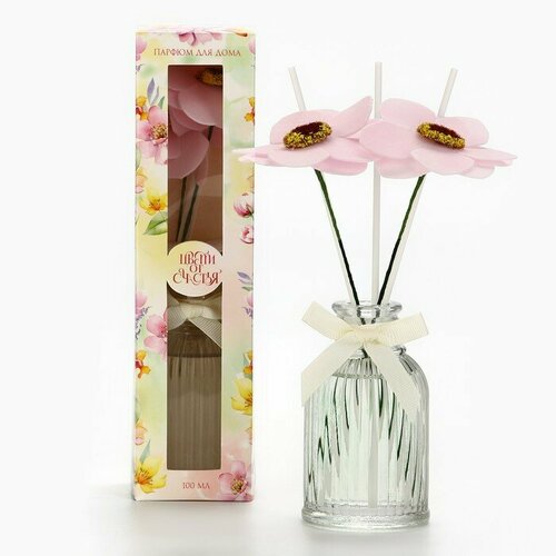 Диффузор ароматический Цвети от счастья аромат роза 100 мл 1495₽