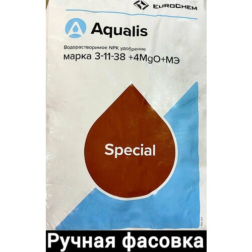 Еврохим Aqualis Аквалис 3-11-38+4MgO+МЭ 100гр (ручная фасовка)