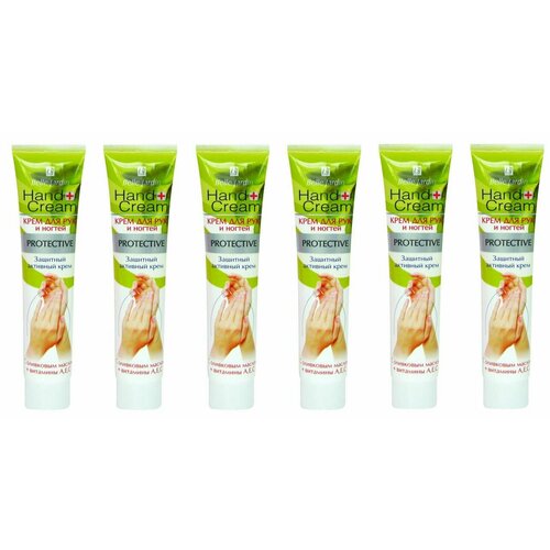 Belle Jardin Крем для рук и ногтей Protective оливковое масло витамины А С Е защитный 125 мл 6 шт 1363₽