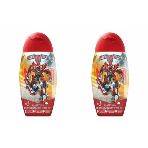 Мегамонстры Шампунь детский с кондиционером 2 в 1 300мл 2 шт 799₽
