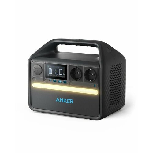 Портативная зарядная станция Anker 535 емкостью 512 Втч с 2-мя выходами переменного тока 220 В 69990₽