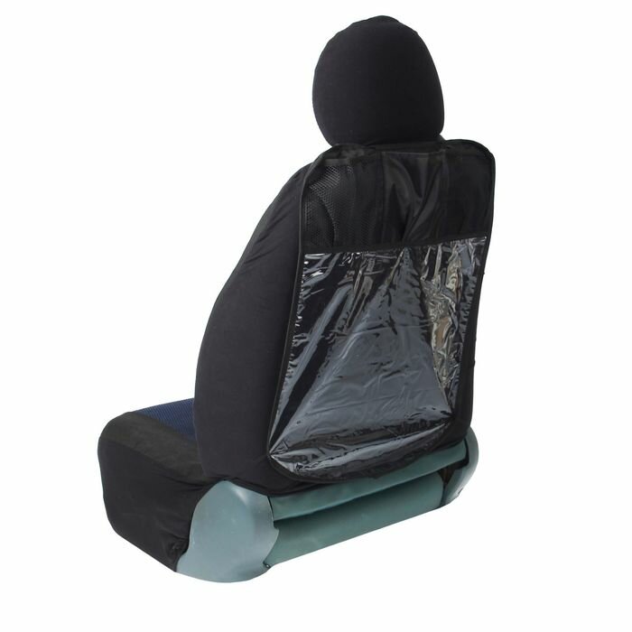 фото Накидка-органайзер, 3 кармана, 600х400 мм, черный