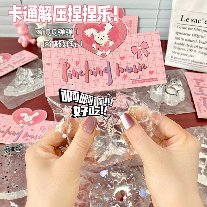 Сквиш прозрачный лапка — фото 1