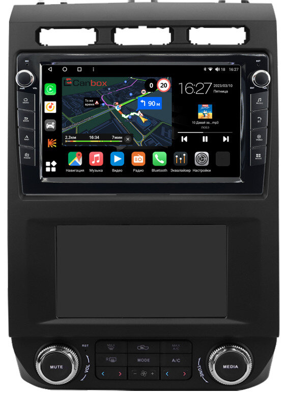 Штатная магнитола Ford F-150 13 2014-2020 Canbox M-Line 7821-9-4139 на Android 10 (4G-SIM, 2/32, DSP, IPS) С крутилками