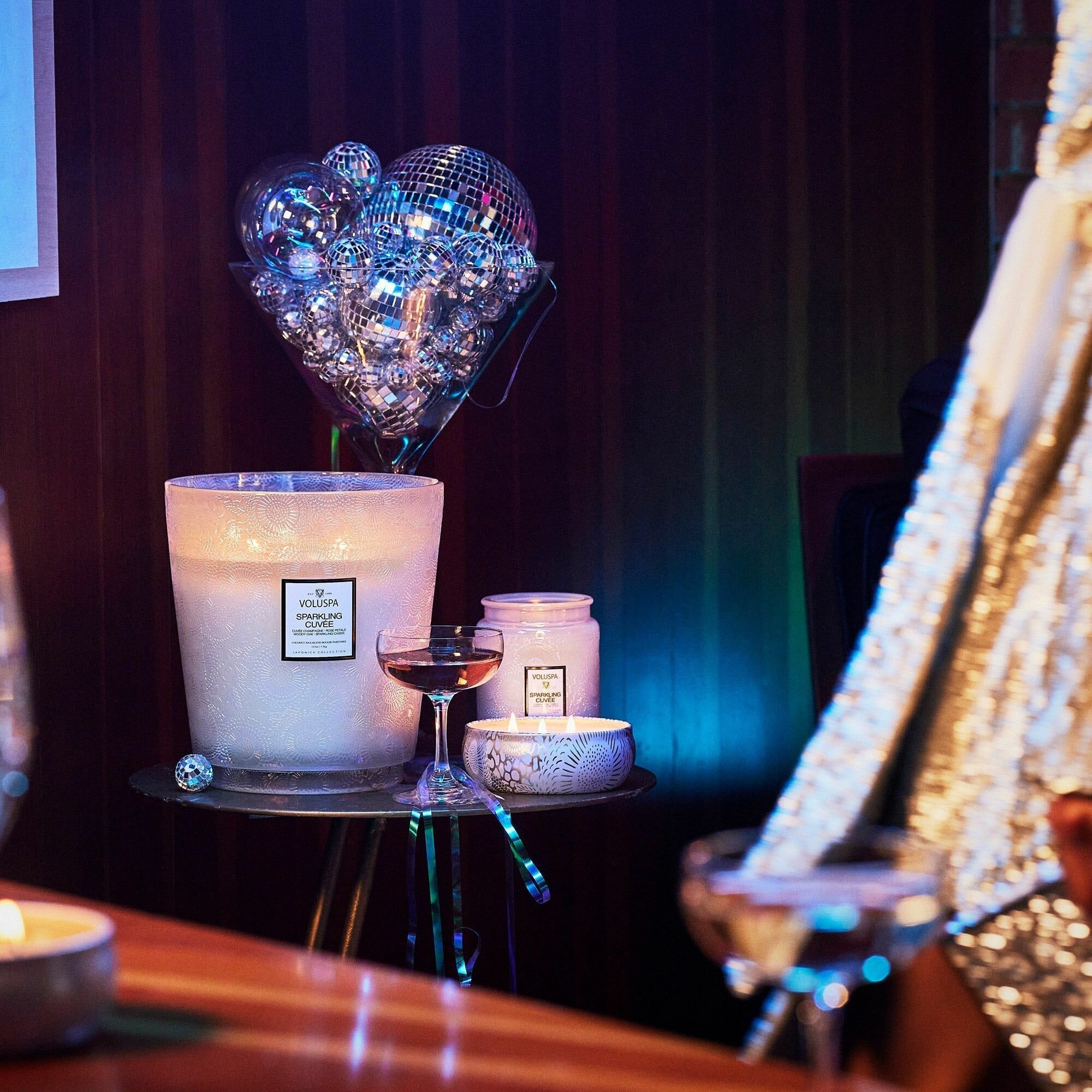 Ароматическая свеча Игристое вино 340 гр — фото 1