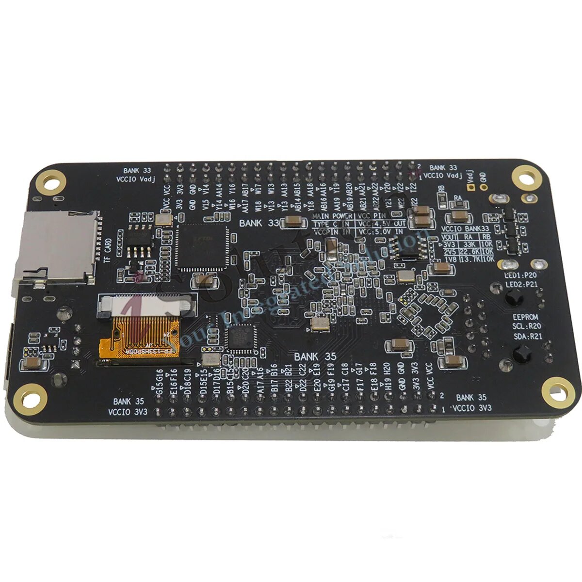 ZYNQ 7020 FPGA Минимальная системная плата разработки, pin soldered front — фото 1