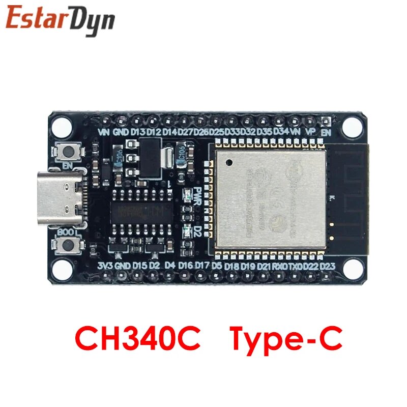 Estardyn ESP32 Development Board, ESP32-CH340C-Type-C