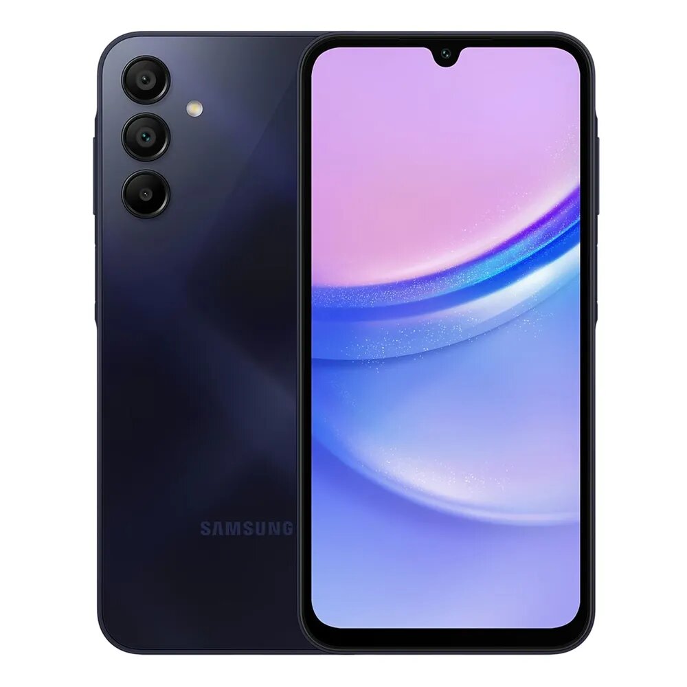 Смартфон Samsung Galaxy A15 4/128Gb - LTE, Темно-синий