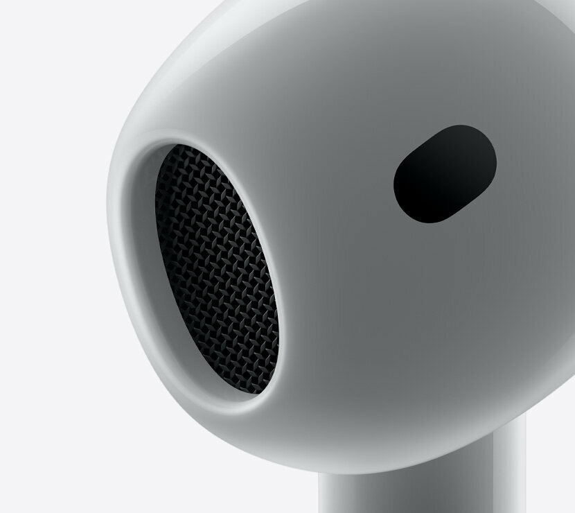 Беспроводные наушники Apple AirPods 4 with active noise cancellation and Transperency mode, USB-C, белый
