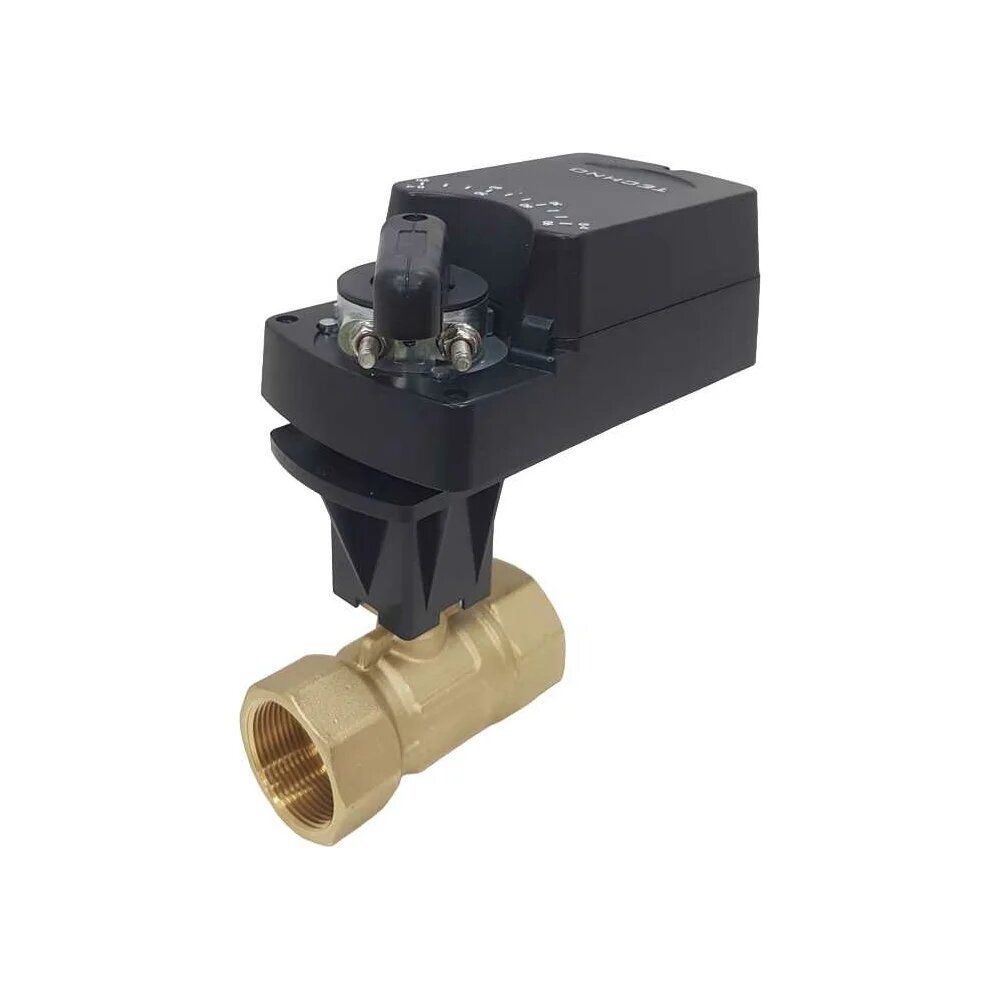 TECHNO HK250-08DF/24V двухходовой шаровый кран DN50, резьба G2 с электроприводом 8Нм, 24В, 612501